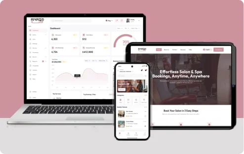 Whetstonez case study -Salon Booking Project Anaqa | Mobile app development in Jeddah