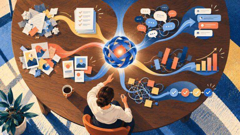 AI for business owners: turning scattered documents, chats and data into organised results