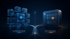 Custom software vs off-the-shelf software comparison for business